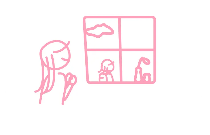 親子が明るい未来へと向かう